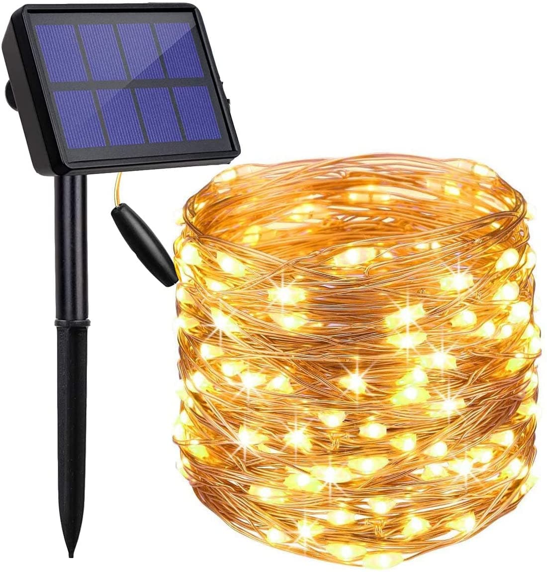 200 Waterproof LED Solar Fairy Light Outdoor with 8 Lighting Modes for Home,Garden and Decoration-Home & Garden > Garden Lights-PEROZ Accessories