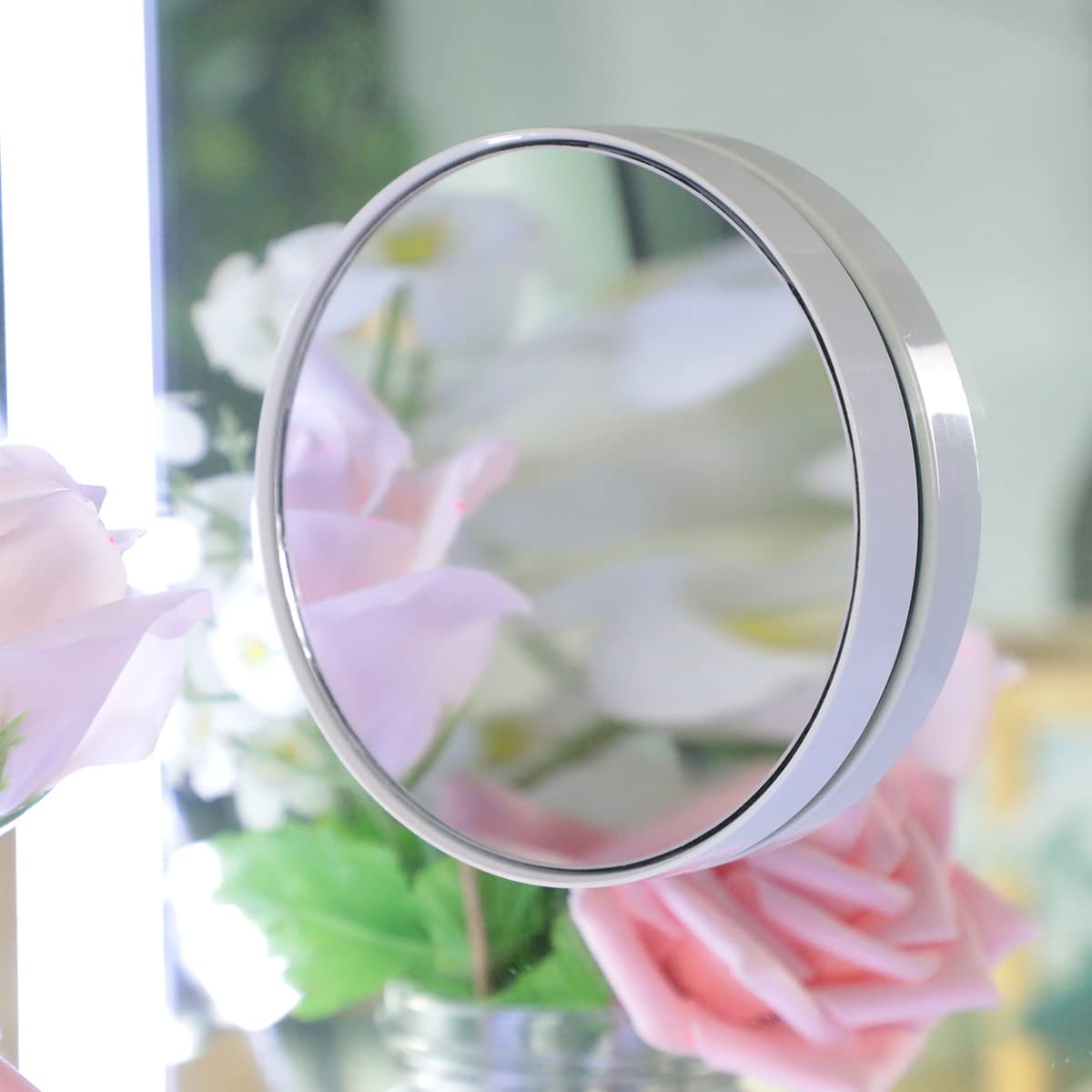 Large Hollywood Makeup Mirror 3 Modes Lighted and Smart Touch Control (92 x 68 cm)-Makeup Mirrors-PEROZ Accessories