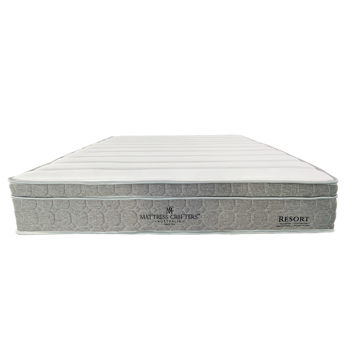 Resort King Single Mattress 7 Zone Pocket Spring-Furniture > Mattresses-PEROZ Accessories