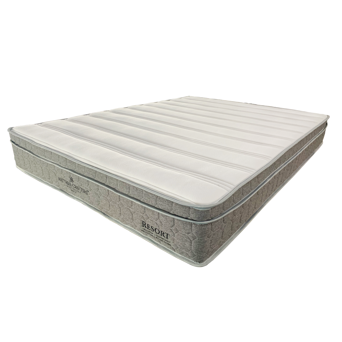 Resort King Single Mattress 7 Zone Pocket Spring-Furniture > Mattresses-PEROZ Accessories