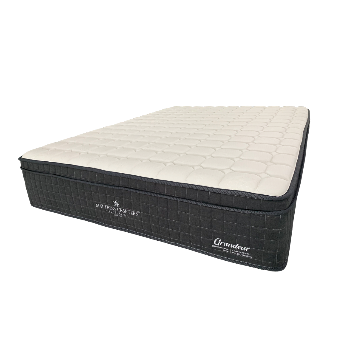 Grandeur Single Mattress Latex Foam 7 Zone Pocket Spring-Furniture > Mattresses-PEROZ Accessories