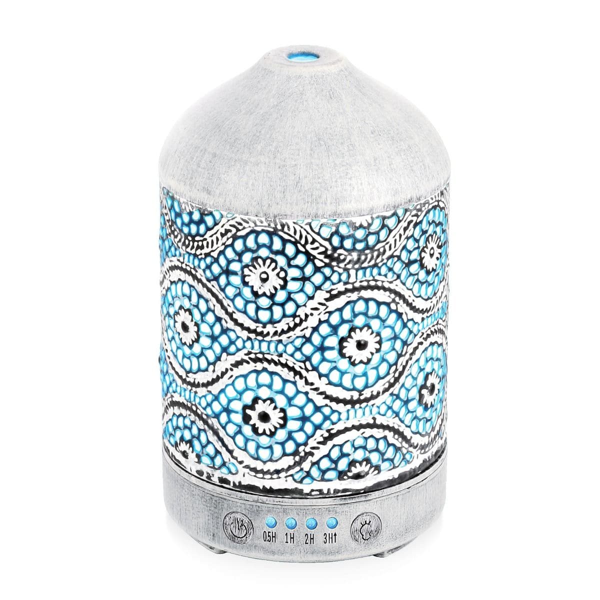 activiva 100ml Metal Essential Oil and Aroma Diffuser-Vintage White-Appliances > Aroma Diffusers & Humidifiers-PEROZ Accessories