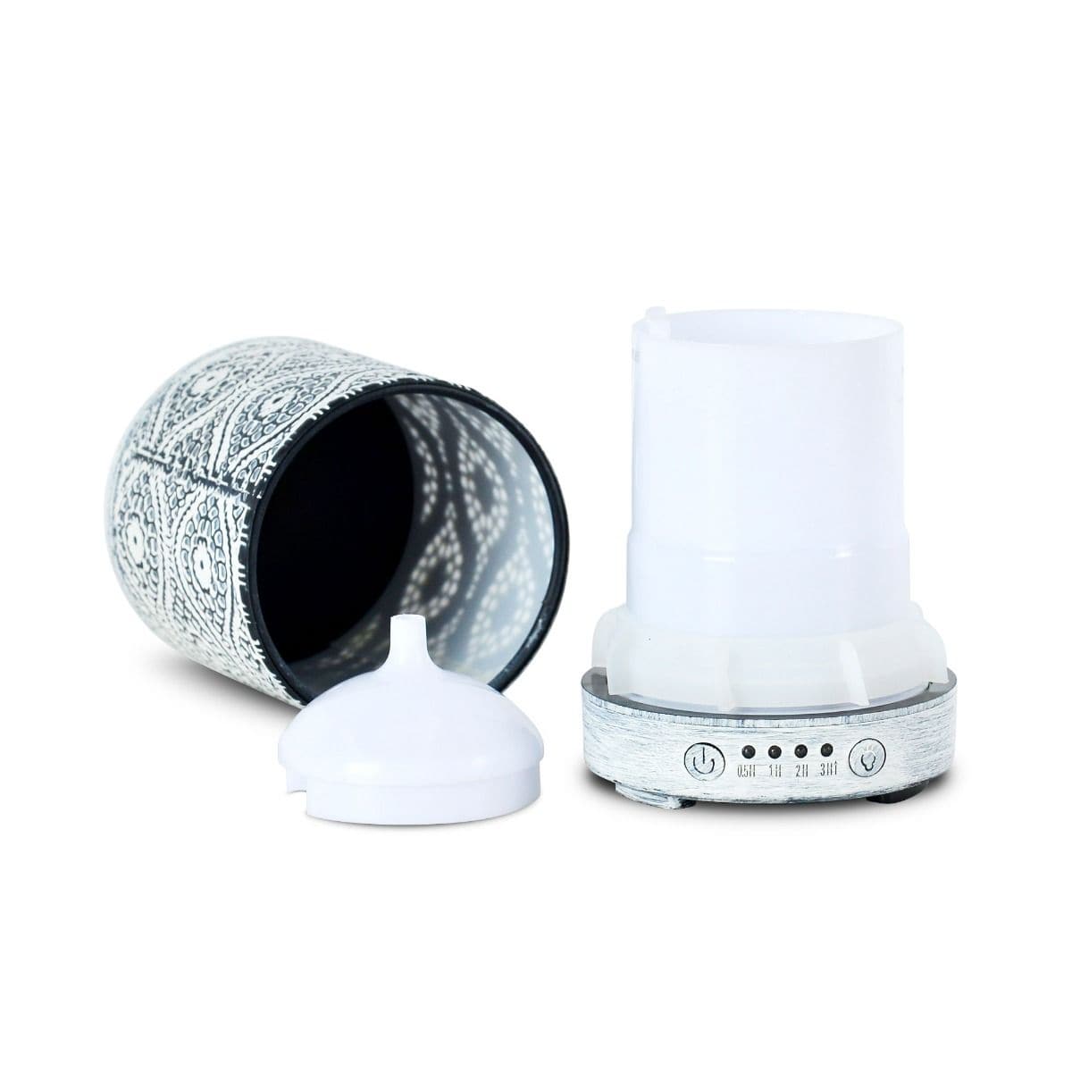 activiva 100ml Metal Essential Oil and Aroma Diffuser-Vintage White-Appliances > Aroma Diffusers & Humidifiers-PEROZ Accessories