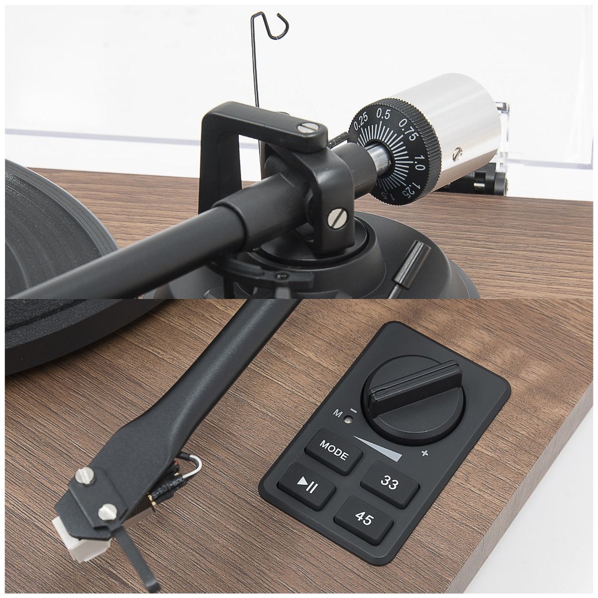 mbeat Hi-Fi Turntable with Bookshelf Speakers and Bluetooth Streaming-Audio & Video > Speakers-PEROZ Accessories
