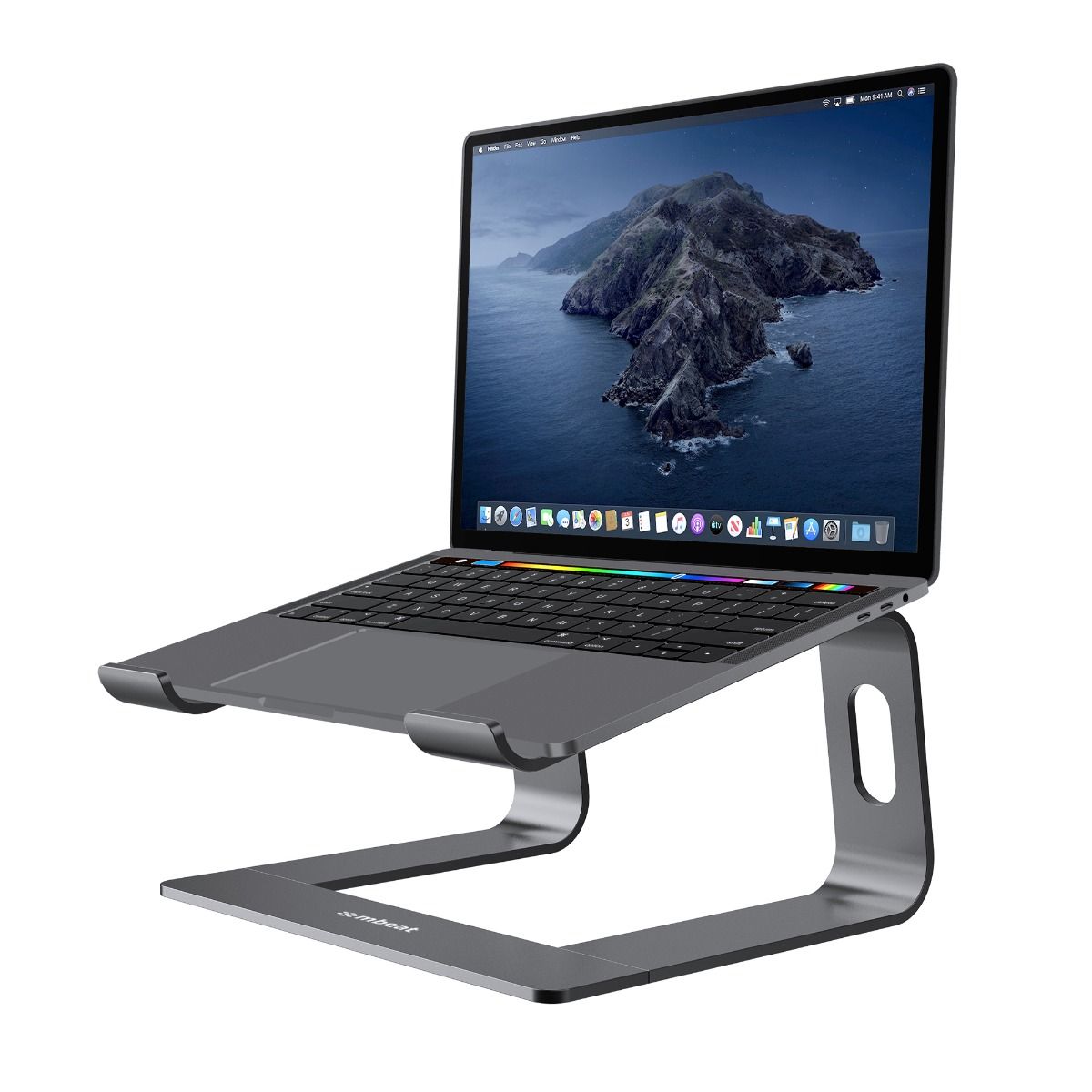 mbeat Stage S1 Space Grey Elevated Laptop Stand up to 16\" Laptop-Electronics > Computer Accessories-PEROZ Accessories
