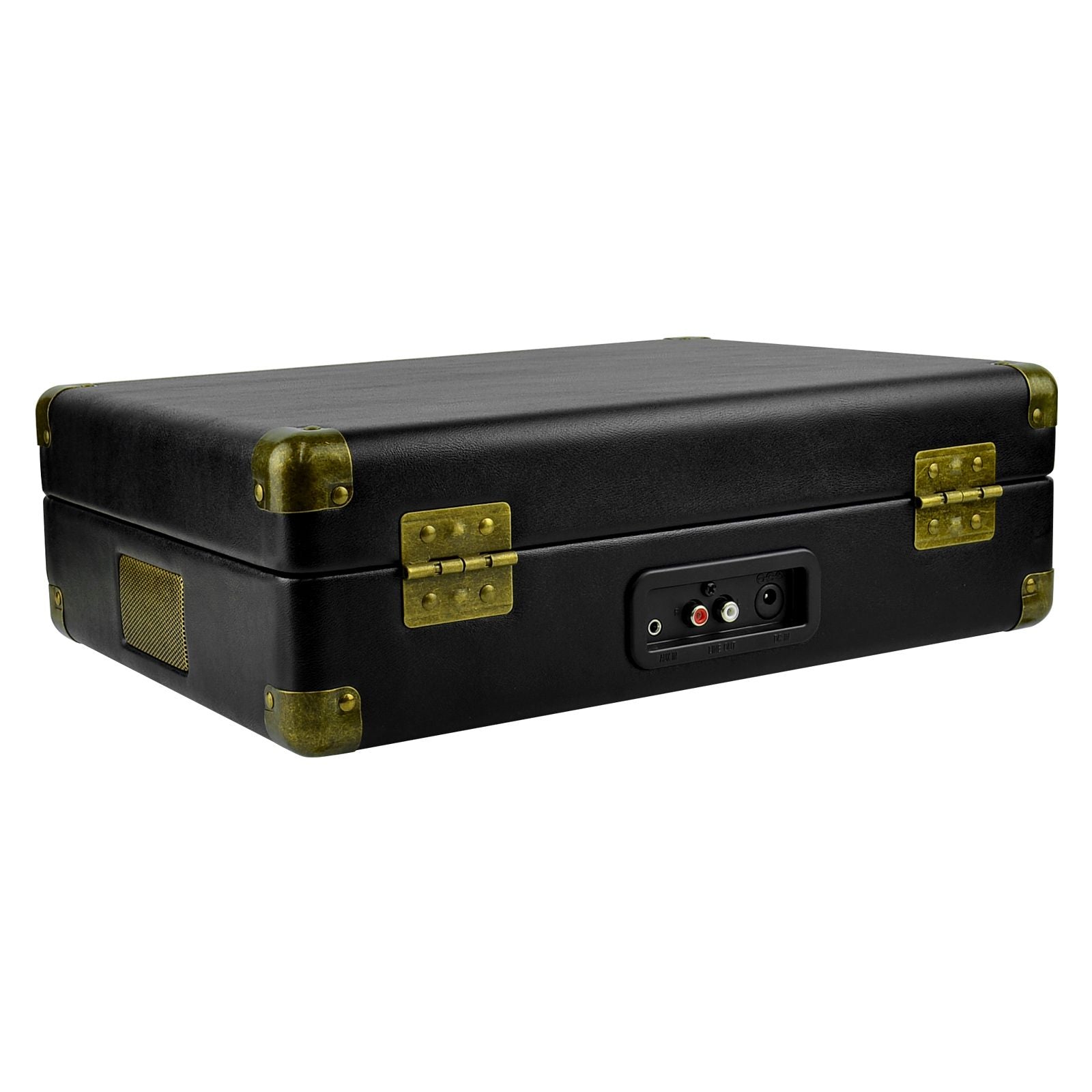 mbeat Woodstock Black Retro Turntable-Audio & Video > Musical Instrument & Accessories-PEROZ Accessories