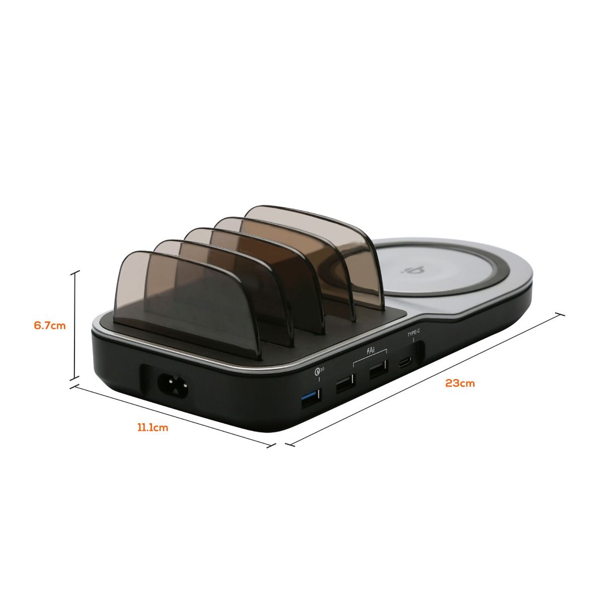 mbeat Gorilla Power 50W Qi Certified Multi-Device USB & Wireless Charging Dock-Electronics > Mobile Accessories-PEROZ Accessories