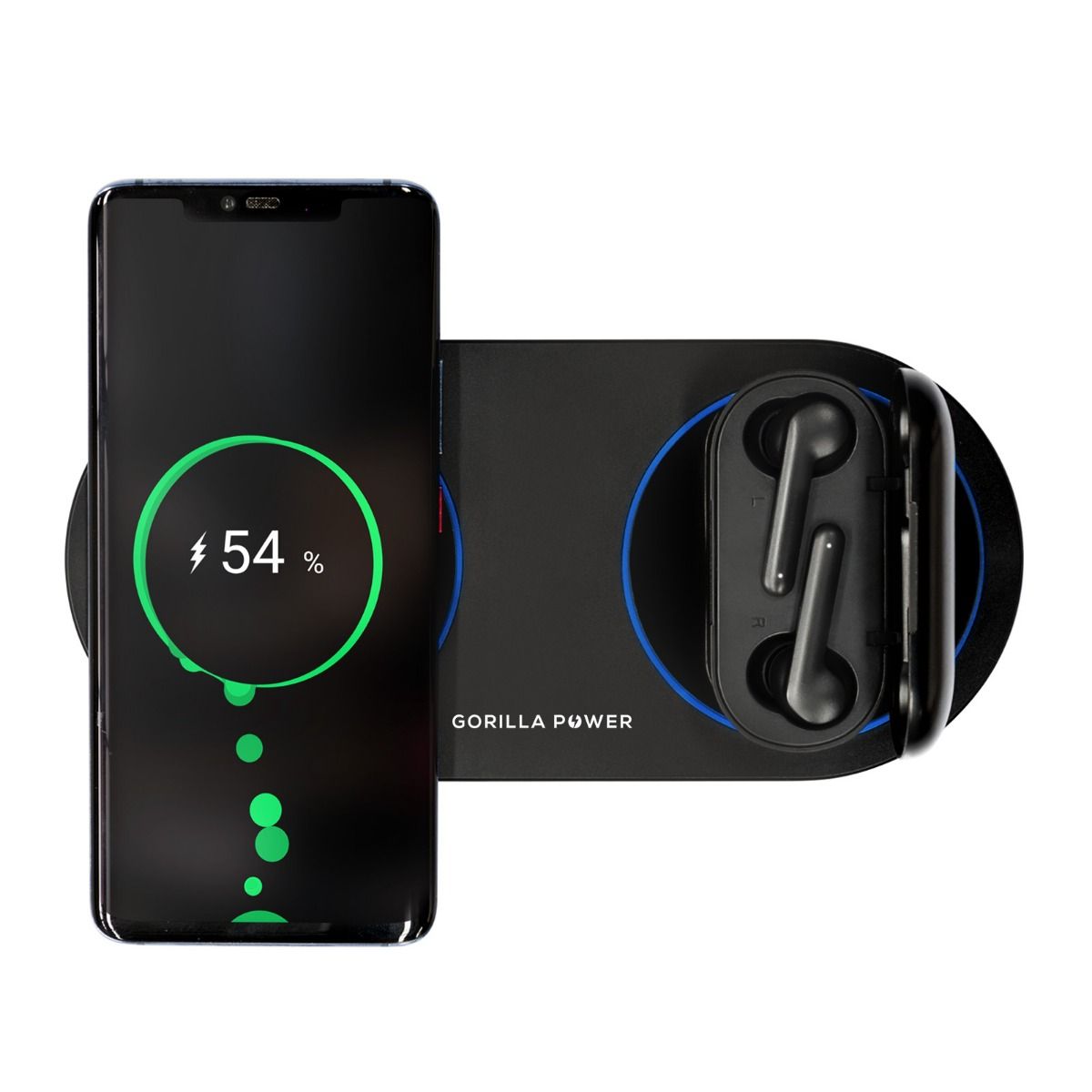 mbeat Gorilla Power Dual Wireless Charging Pad-Electronics > Mobile Accessories-PEROZ Accessories