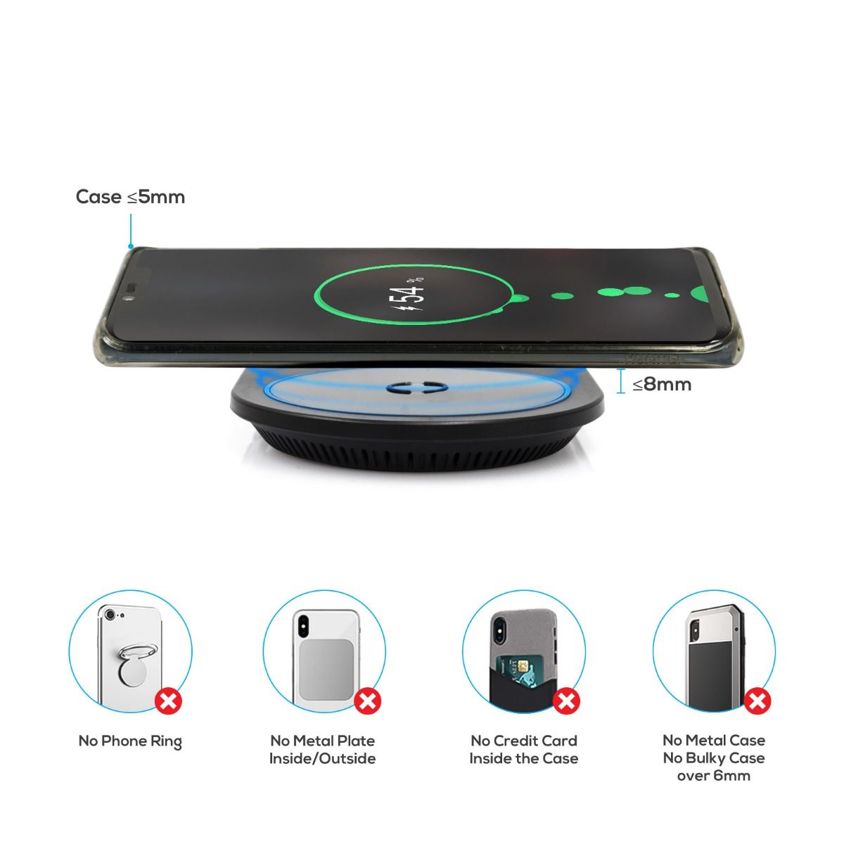 mbeat Gorilla Power Dual Wireless Charging Pad-Electronics > Mobile Accessories-PEROZ Accessories