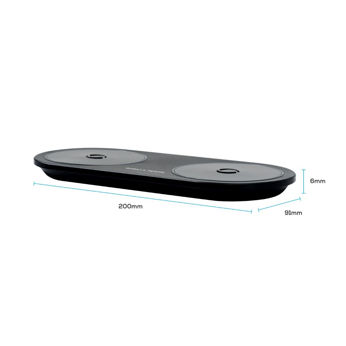 mbeat Gorilla Power Dual Wireless Charging Pad-Electronics > Mobile Accessories-PEROZ Accessories