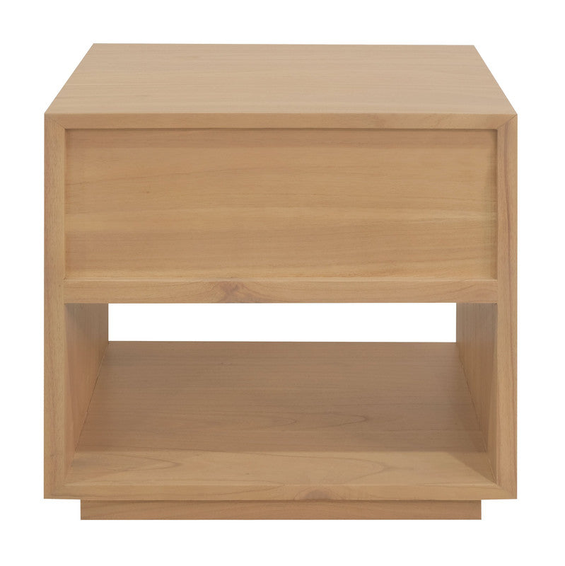 Oscar 1 Drawer Bedside Table (Latte)-Furniture > Bedroom-PEROZ Accessories