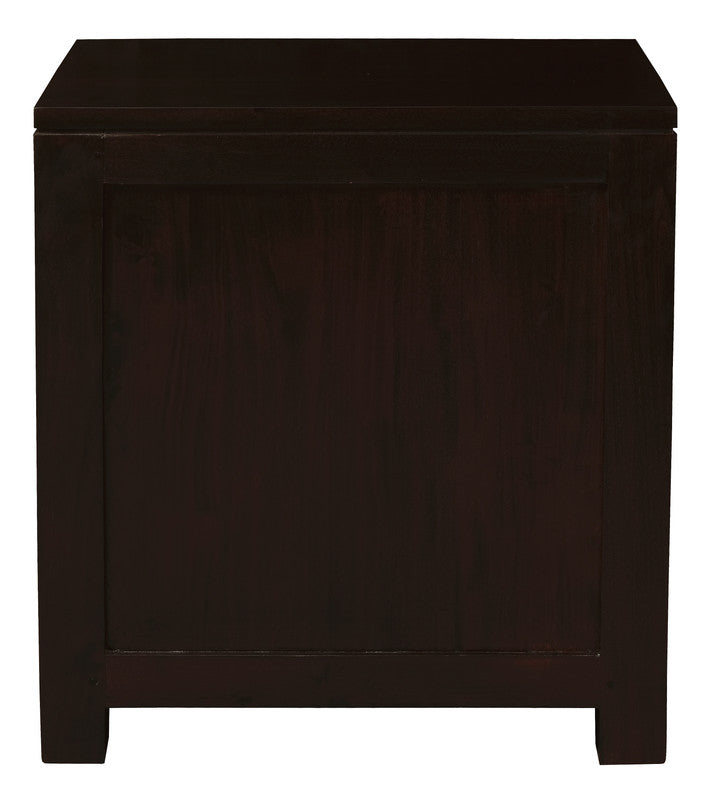 Amsterdam 2 Drawer Bedside Table (Chocolate)-Furniture > Bedroom-PEROZ Accessories
