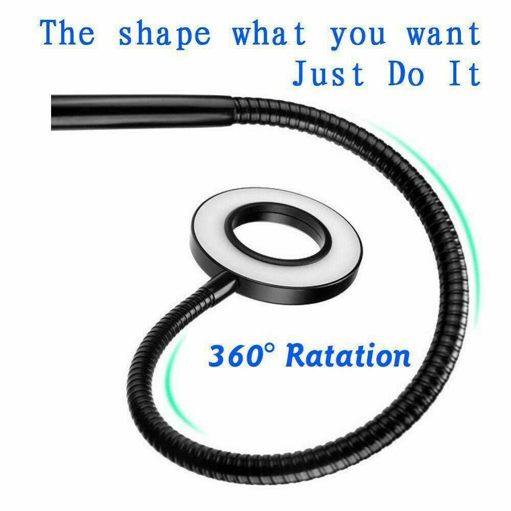 LED Selfie Ring Light with Cell Phone Holder Flexible Stand Live Stream Lamp AU-Home & Garden > Home & Garden Others-PEROZ Accessories