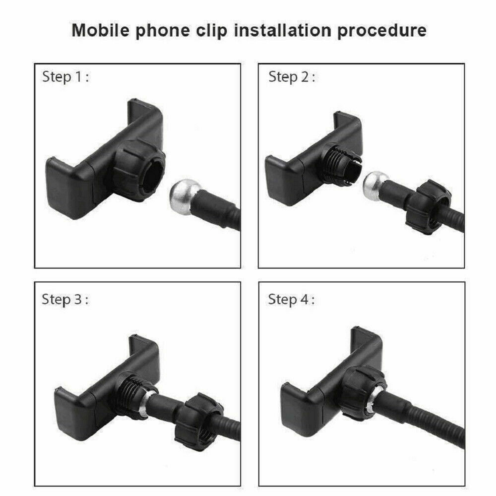 LED Selfie Ring Light with Cell Phone Holder Flexible Stand Live Stream Lamp AU-Home & Garden > Home & Garden Others-PEROZ Accessories