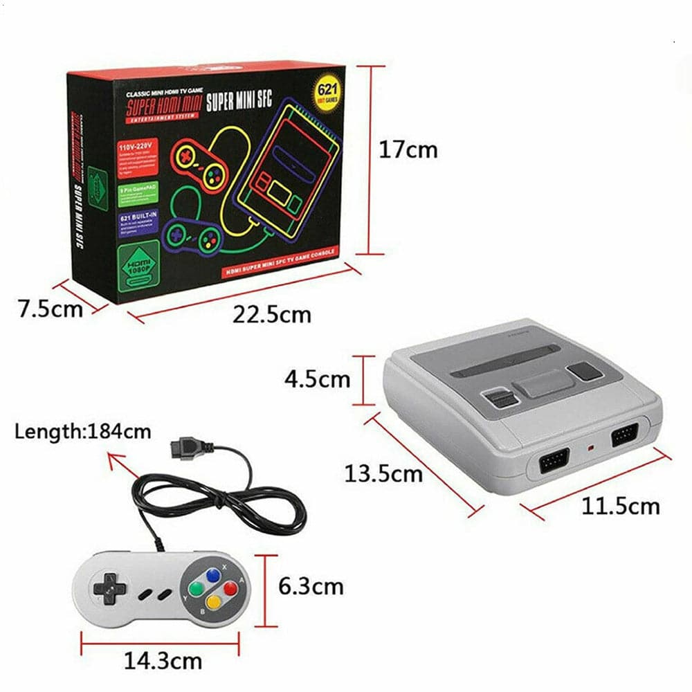 621-IN-1 Retro Classic Mini Handheld Game Console TV HDMI 2 Controller Gamepad-Gift & Novelty > Games-PEROZ Accessories