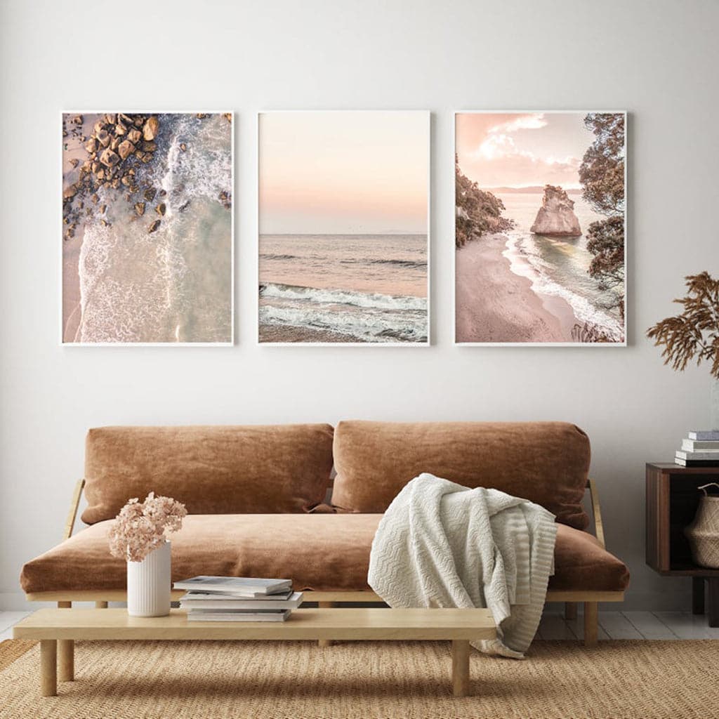 40cmx60cm Amazing Newzealand 3 Sets White Frame Canvas Wall Art-Home & Garden > Wall Art-PEROZ Accessories