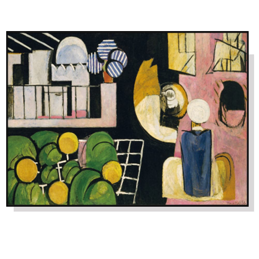 60cmx90cm Moroccans By Henri Matisse Black Frame Canvas Wall Art-Home &amp; Garden &gt; Wall Art-PEROZ Accessories