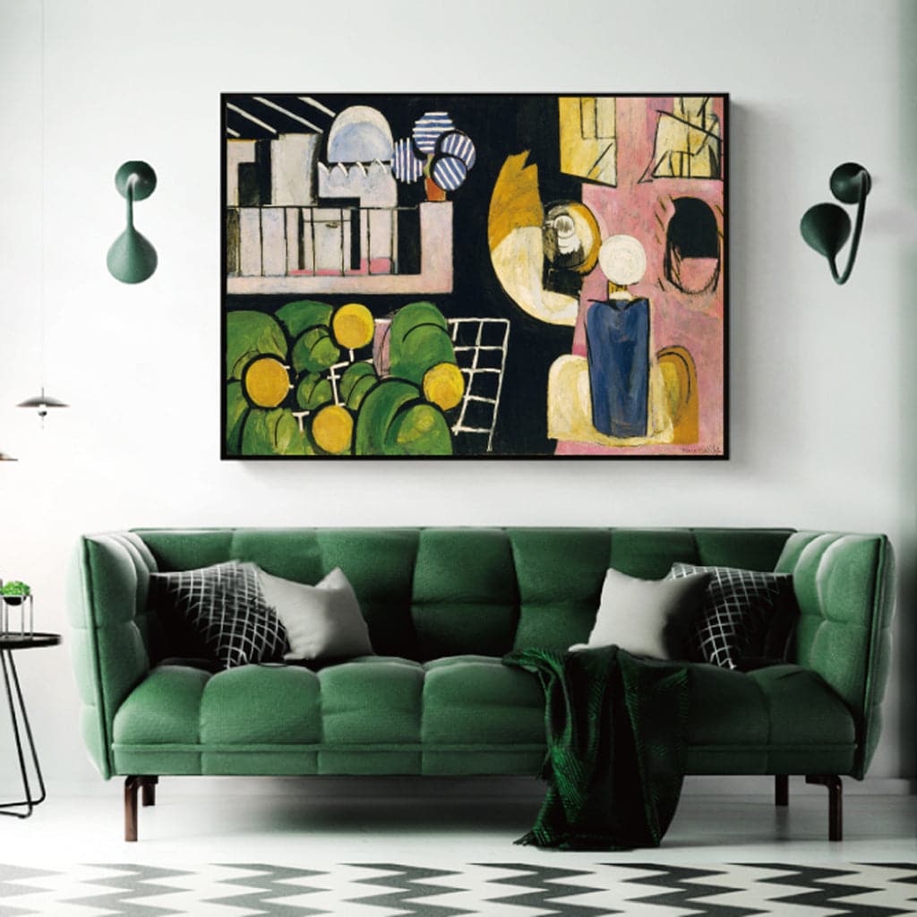 60cmx90cm Moroccans By Henri Matisse Black Frame Canvas Wall Art-Home &amp; Garden &gt; Wall Art-PEROZ Accessories