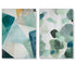 60cmx90cm Green Marble 2 Sets White Frame Canvas Wall Art-Home & Garden > Wall Art-PEROZ Accessories