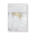 50cmx70cm Abstract gold white single II White Frame Canvas Wall Art-Home & Garden > Wall Art-PEROZ Accessories