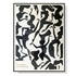 50cmx70cm Jazz Festival Black Frame Canvas Wall Art-Home & Garden > Wall Art-PEROZ Accessories