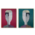 50cmx70cm Abstract Man And Woman 2 Sets Gold Frame Canvas Wall Art-Home & Garden > Wall Art-PEROZ Accessories