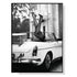 80cmx120cm High Heels in Classic Car Black Frame Canvas Wall Art-Home & Garden > Wall Art-PEROZ Accessories