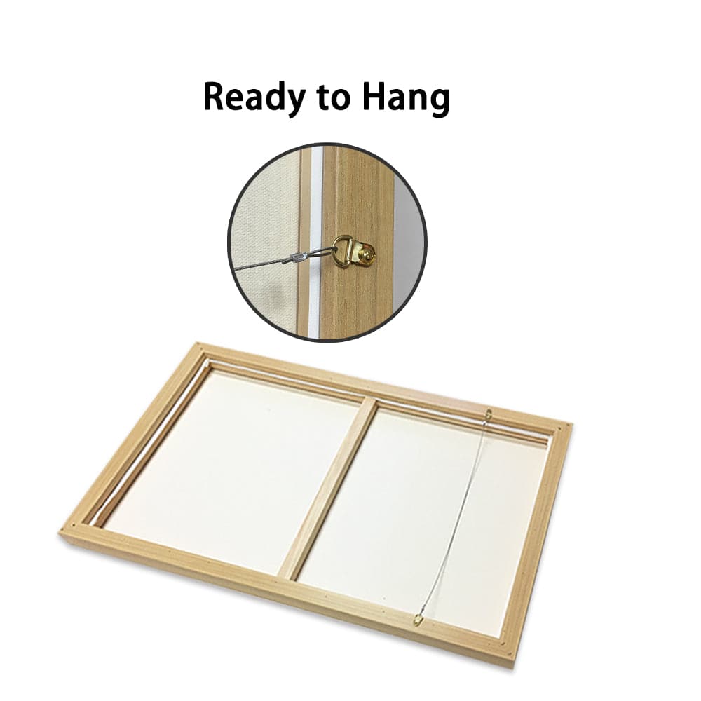 40cmx60cm Sage Green 3 Sets White Frame Canvas Wall Art-Home & Garden > Wall Art-PEROZ Accessories