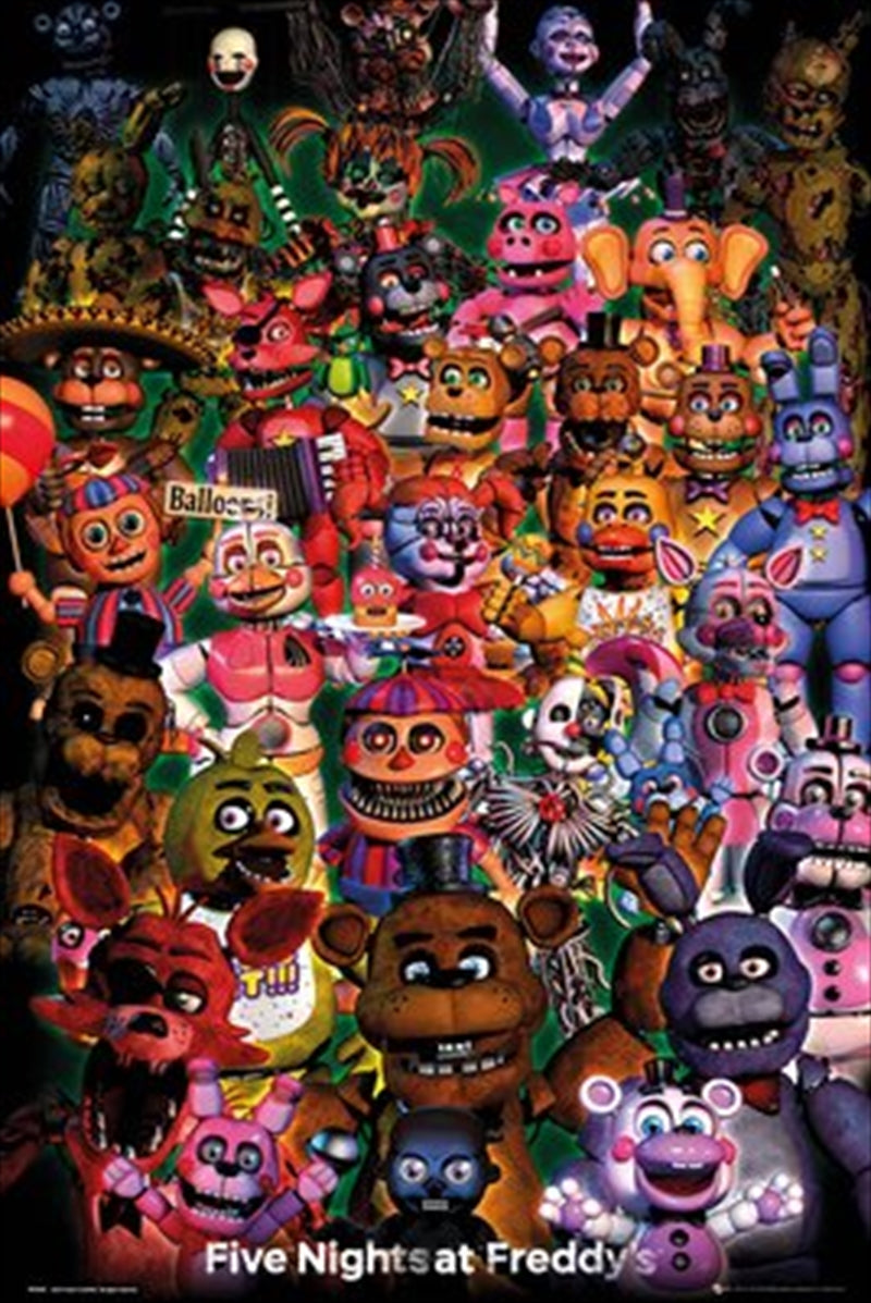 Five Nights At Freddys - Ultimate Group-Home & Garden > Wall Art-PEROZ Accessories