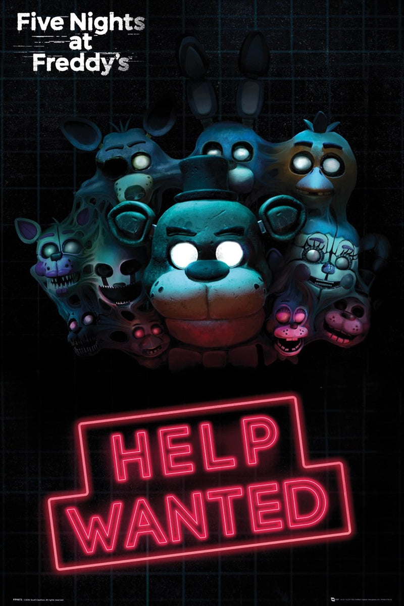 Five Nights At Freddys Help-Home & Garden > Wall Art-PEROZ Accessories