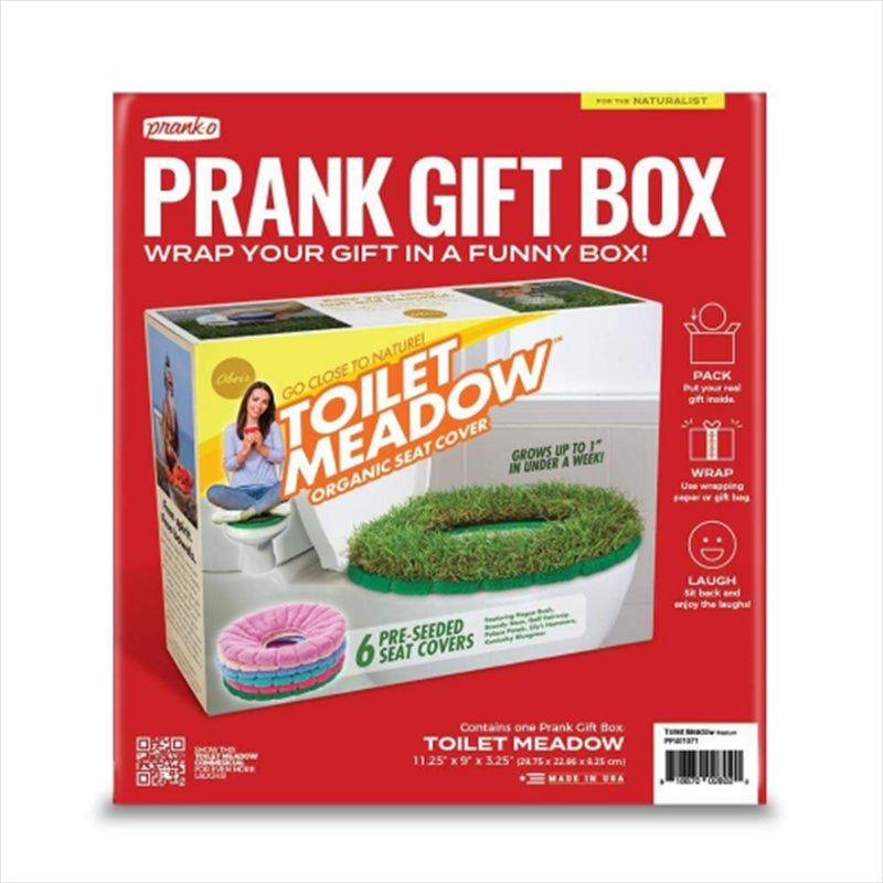 PRANK-O Prank Gift Box - Toilet Meadow-Gift & Novelty > Games-PEROZ Accessories
