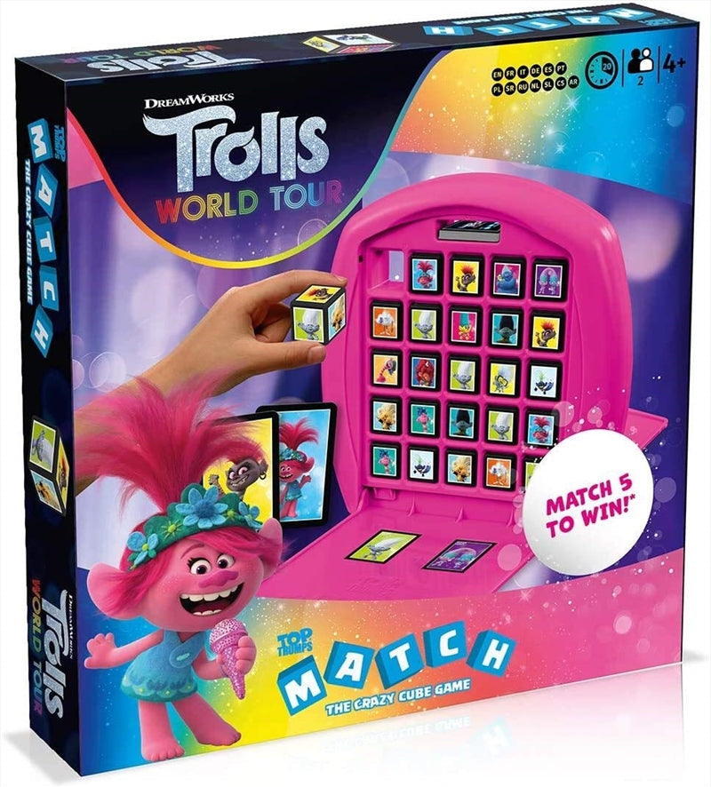 Trolls World Tour Top Trumps Match-Gift & Novelty > Games-PEROZ Accessories