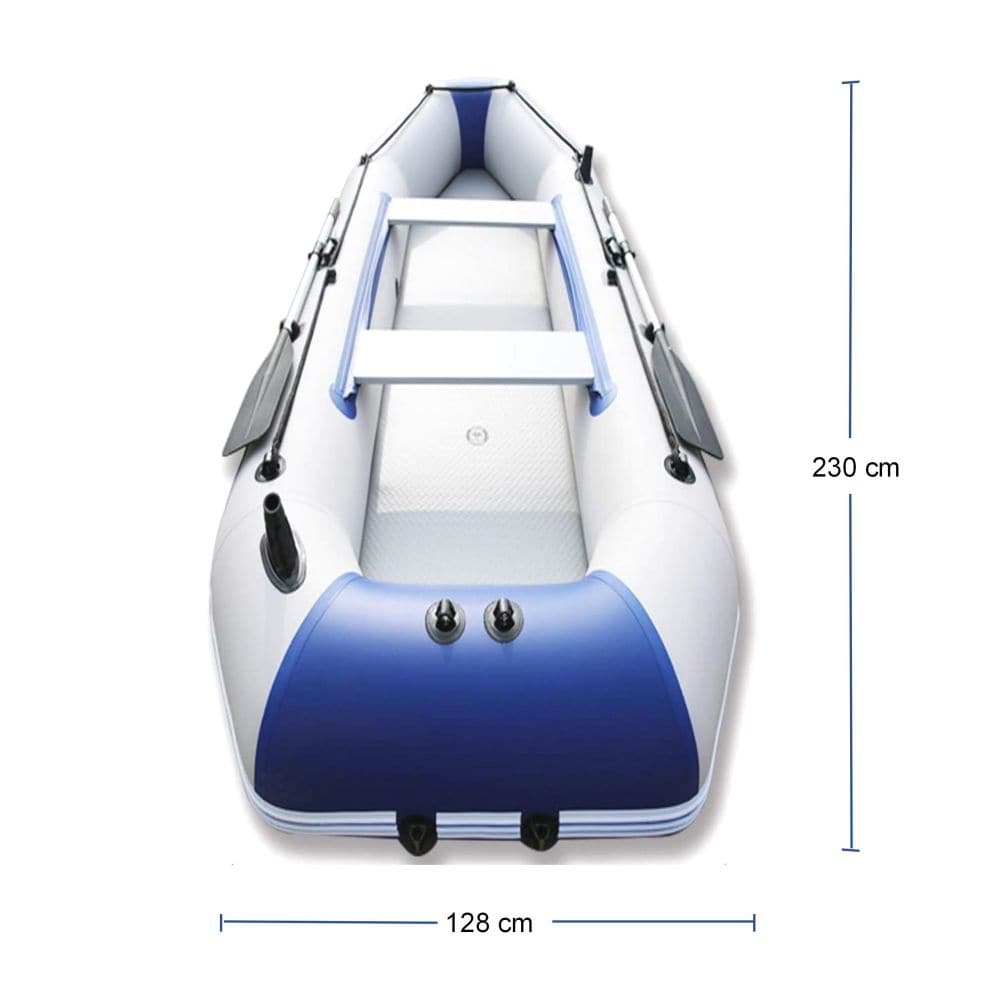 2.3M Inflatable Boat Laminated Wear Resistant Fishing Boat-Outdoor > Boating-PEROZ Accessories