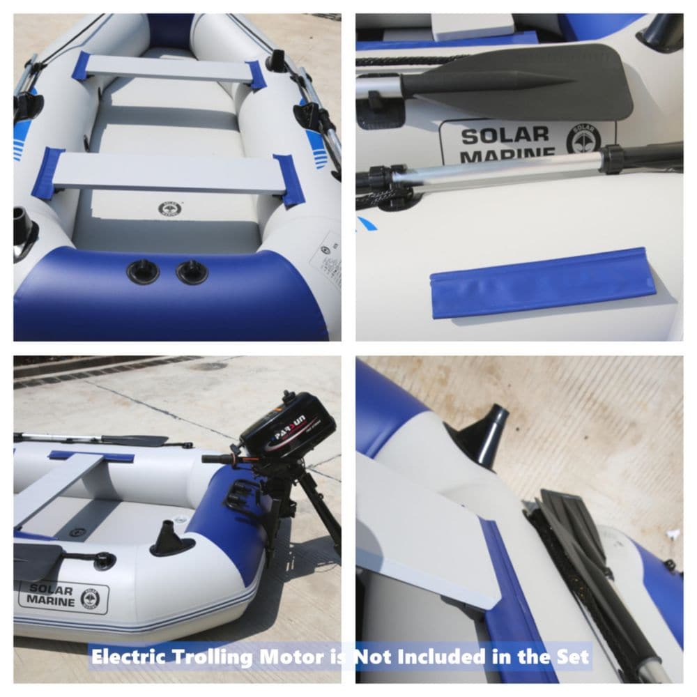 2.3M Inflatable Boat Laminated Wear Resistant Fishing Boat-Outdoor > Boating-PEROZ Accessories