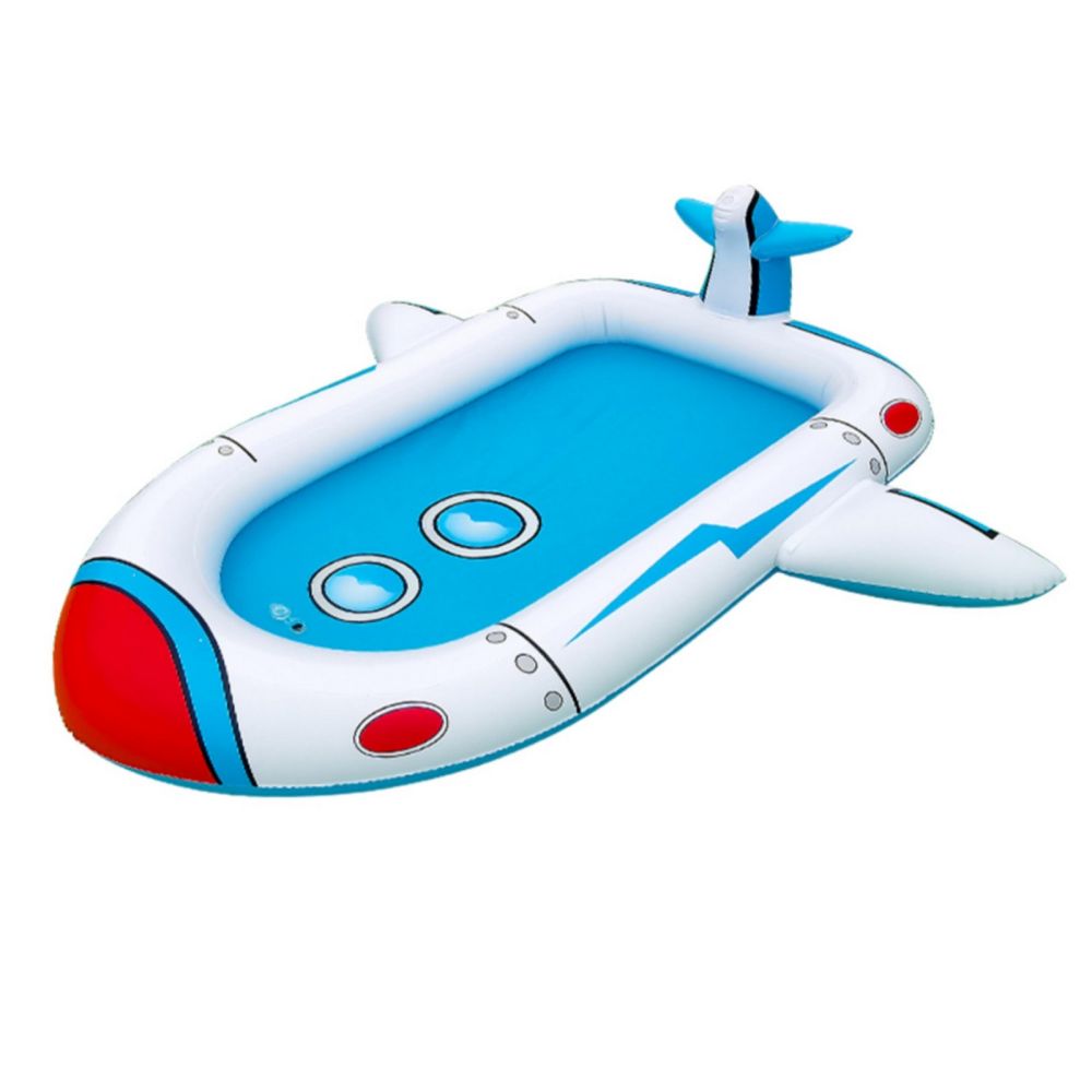 Inflatable Sprinkler Pool for Kids - Spaceship-Water Play Toys-PEROZ Accessories