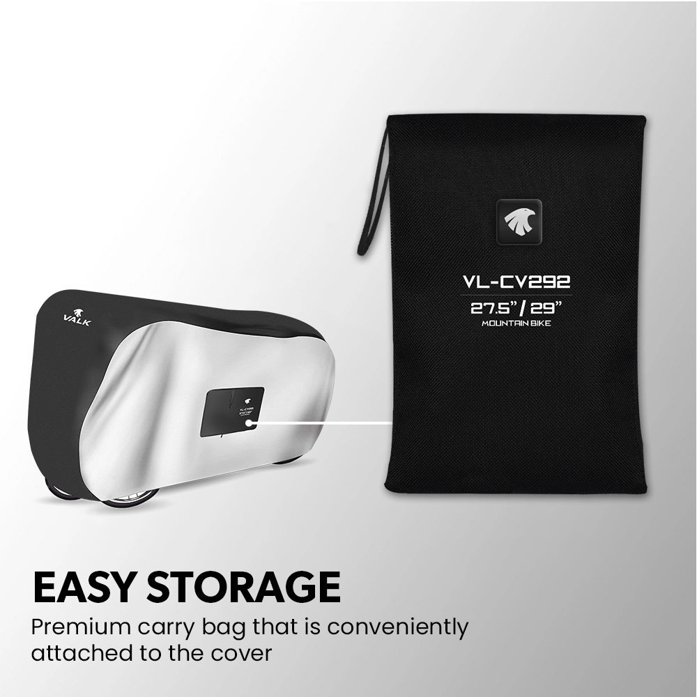 VALK Double Bike Cover Bicycle Universal Waterproof Outdoor Cycling UV Resistant-Sports & Fitness > Bikes & Accessories-PEROZ Accessories