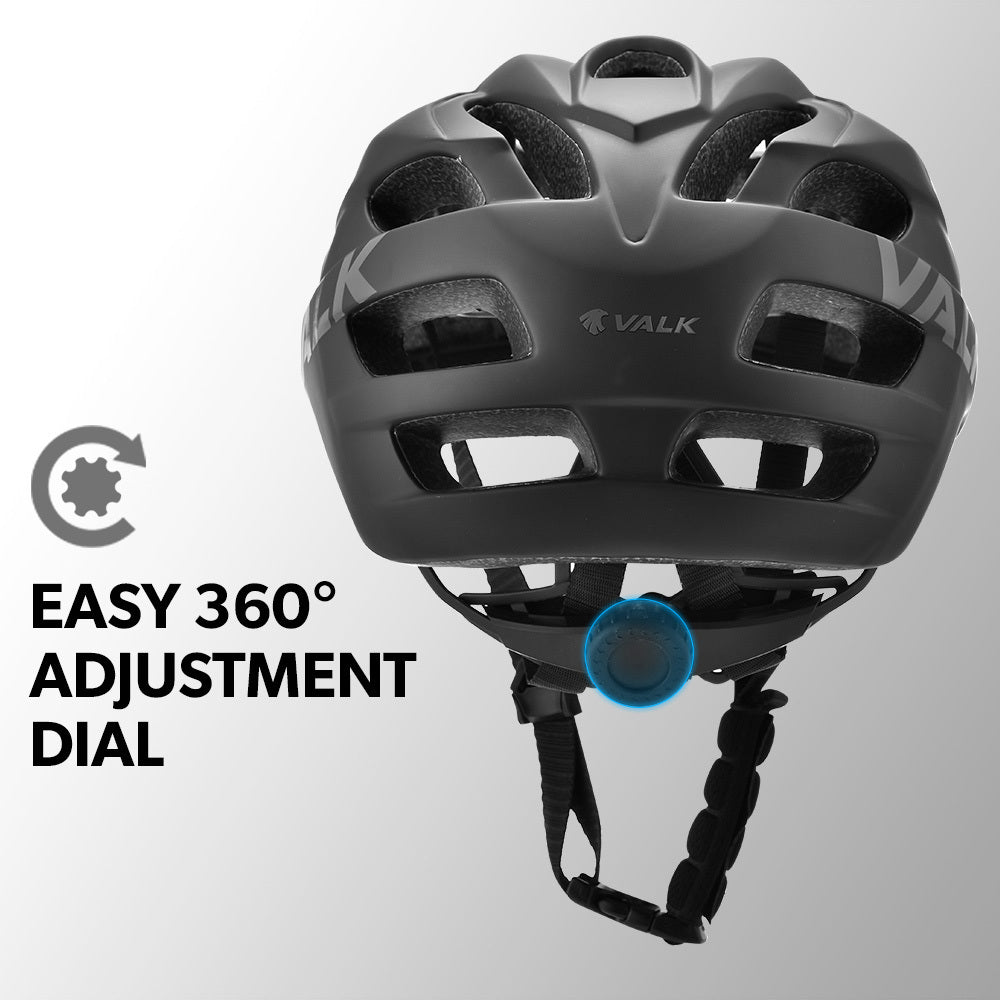 VALK Mountain Bike Helmet Large 58-61cm Bicycle MTB Cycling Safety Accessories-Sports & Fitness > Bikes & Accessories-PEROZ Accessories