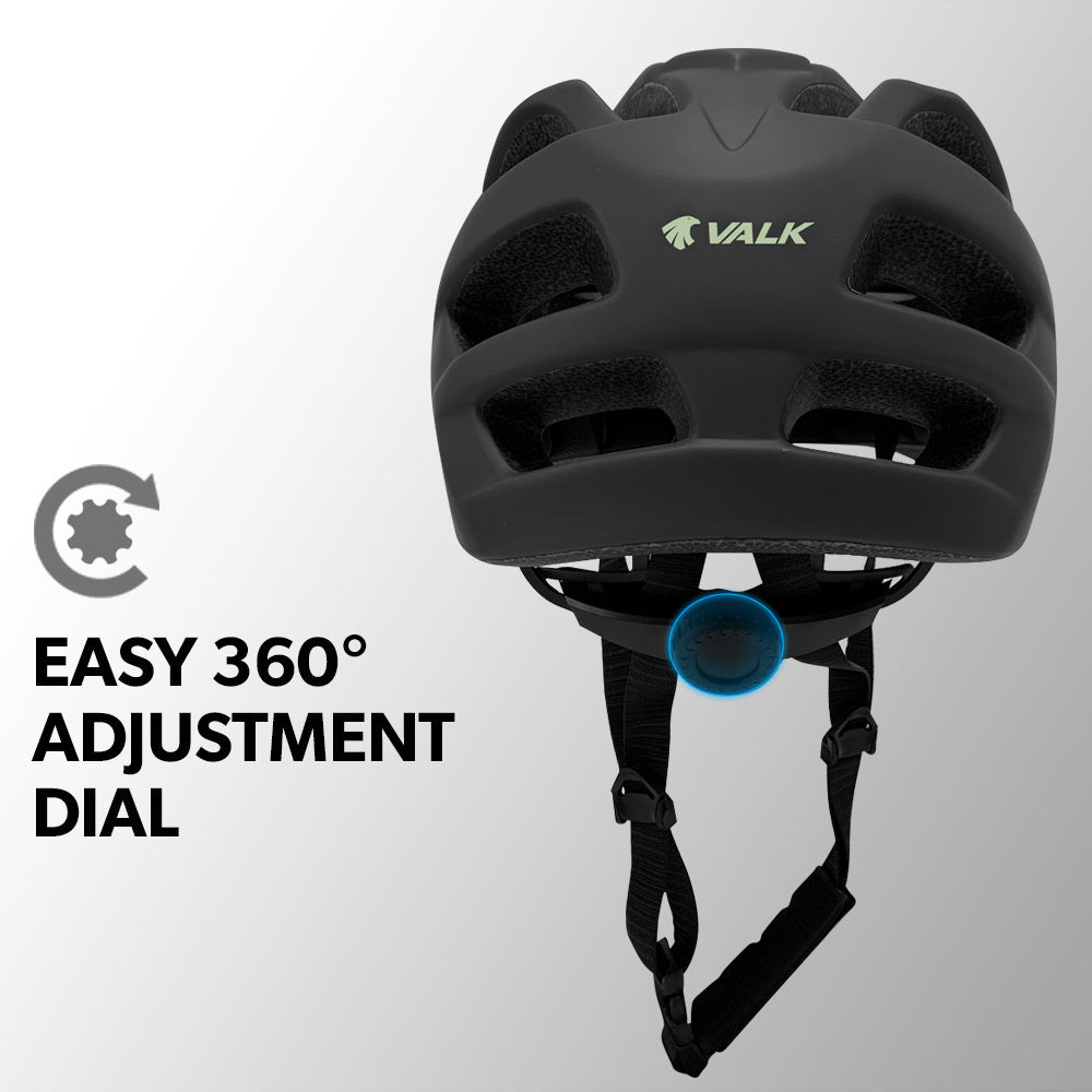 VALK Mountain Bike Helmet Medium 56-58cm MTB Bicycle Cycling Safety Accessories-Sports & Fitness > Bikes & Accessories-PEROZ Accessories