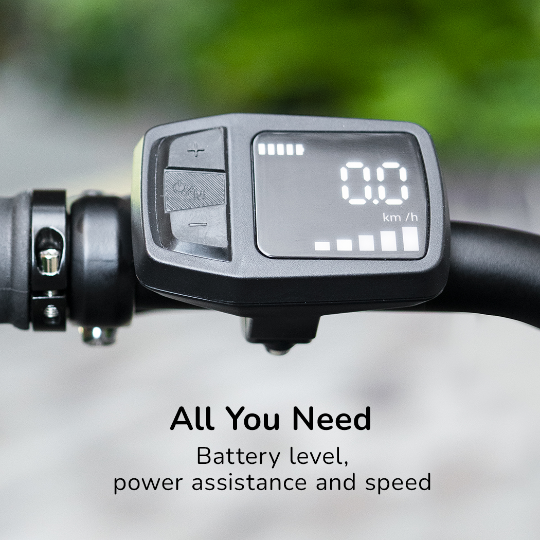 VALK Metro TR 5 + Electric Hybrid Bike, Gen II, Mid-Drive, Large, Dark Grey-Sports & Fitness > Bikes & Accessories-PEROZ Accessories