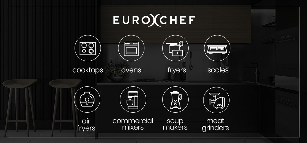 EUROCHEF 16L Air Fryer Electric Digital Airfryer Rotisserie Large Big Dry Black-Appliances &gt; Kitchen Appliances-PEROZ Accessories