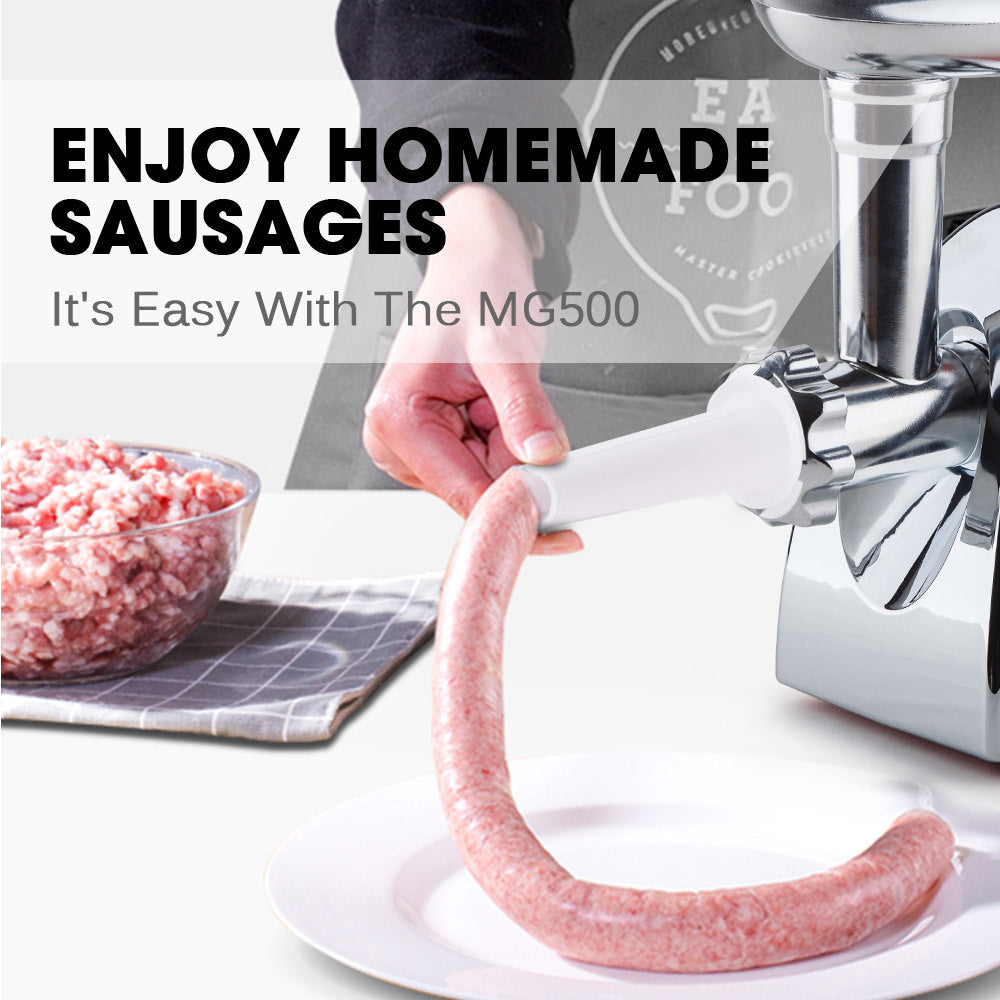 EuroChef Electric Meat Grinder Sausage Maker Filler Mincer Stuffer Kibbe-Appliances &gt; Kitchen Appliances-PEROZ Accessories