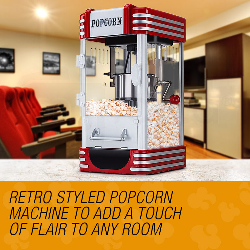 EuroChef Popcorn Machine - Popper Popping Classic Cooker Microwave-Appliances > Kitchen Appliances-PEROZ Accessories