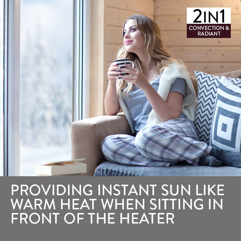 BROMIC Supaheat II Natural Gas Indoor Room Heater Portable Floor Flueless-Appliances > Heaters-PEROZ Accessories