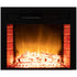 CARSON 65cm Electric Fireplace Heater Wall Mounted 1800W Stove with Log Flame Effect-Appliances > Heaters-PEROZ Accessories