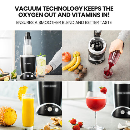 PolyCool 1000W 2in1 Vacuum Blender, 700ml Capacity, Removable Sealing Arm-Appliances &gt; Kitchen Appliances-PEROZ Accessories