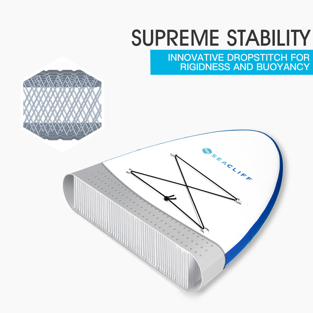 SEACLIFF Stand Up Paddle Board SUP Inflatable Paddleboard Kayak Surf Board-Outdoor > Boating-PEROZ Accessories