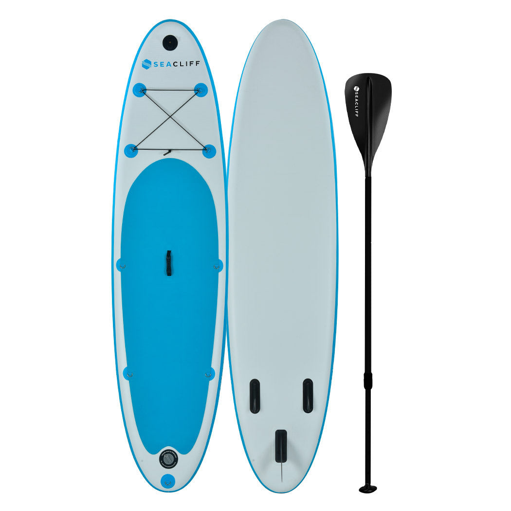 SEACLIFF 10ft Stand Up Paddle Board SUP Paddleboard Inflatable Standing 305cm-Outdoor > Boating-PEROZ Accessories