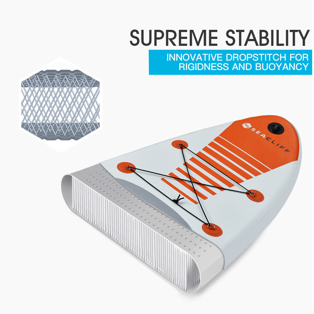 SEACLIFF 10ft Stand Up Paddle Board SUP Paddleboard Inflatable Standing 300cm-Outdoor > Boating-PEROZ Accessories