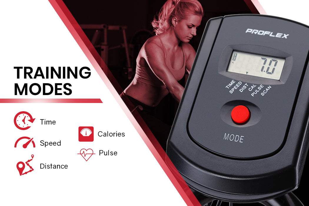 PROFLEX Spin Bike Flywheel Commercial Gym Exercise Home Fitness Red-Sports & Fitness > Fitness Accessories-PEROZ Accessories