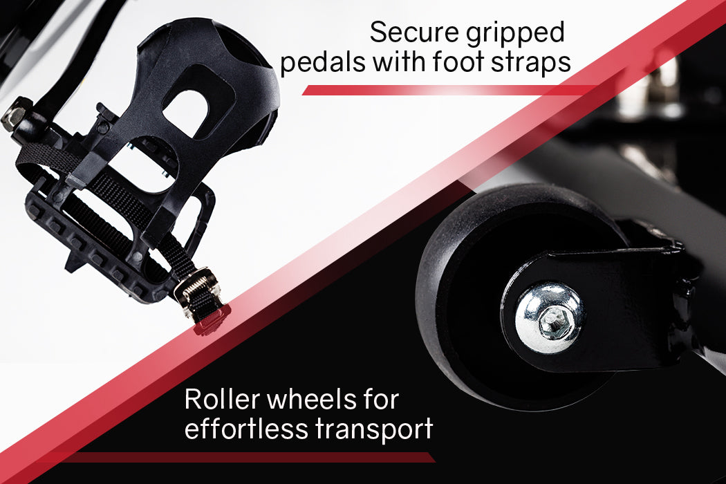 PROFLEX Spin Bike Flywheel Commercial Gym Exercise Home Fitness Red-Sports & Fitness > Fitness Accessories-PEROZ Accessories